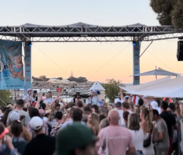 Landslide band playing at Hotel Rottnest